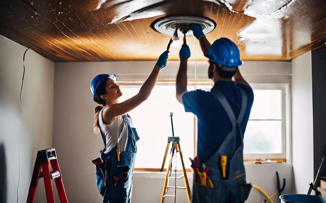 Réparation de plafond qui fuit : guide pratique pour les débutants