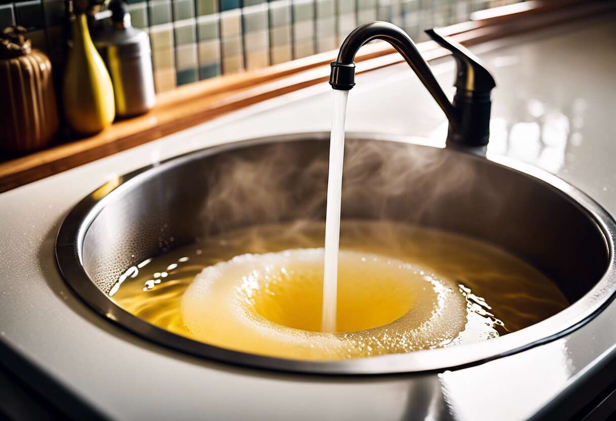 L'eau bouillante : votre première alliée contre les bouchons