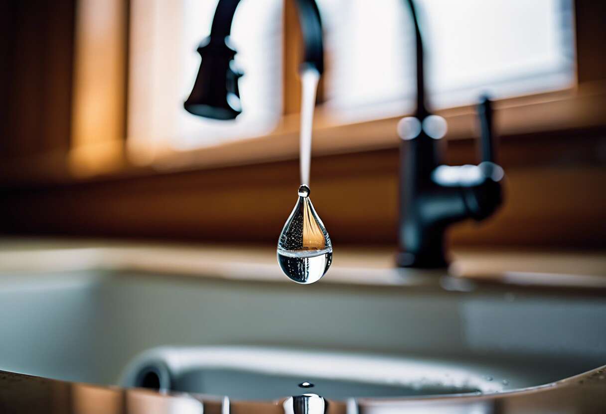 Une goutte qui sonne l'alarme : les premiers signes