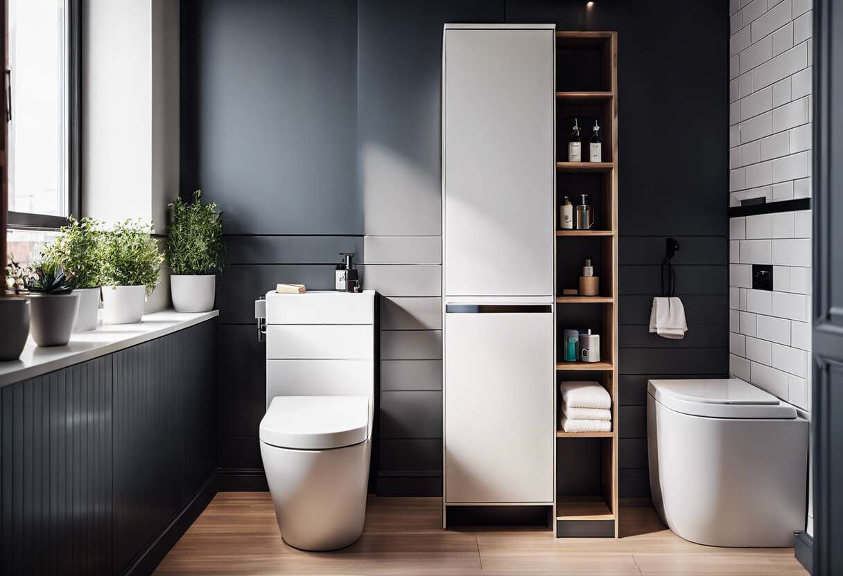 Entretien simplifié : astuces pour une salle de bain épurée grâce au lavabo intégré à la chasse d'eau