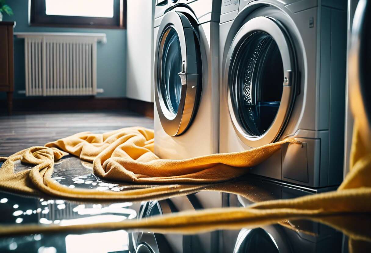 Symptômes courants d'une machine à laver obstruée