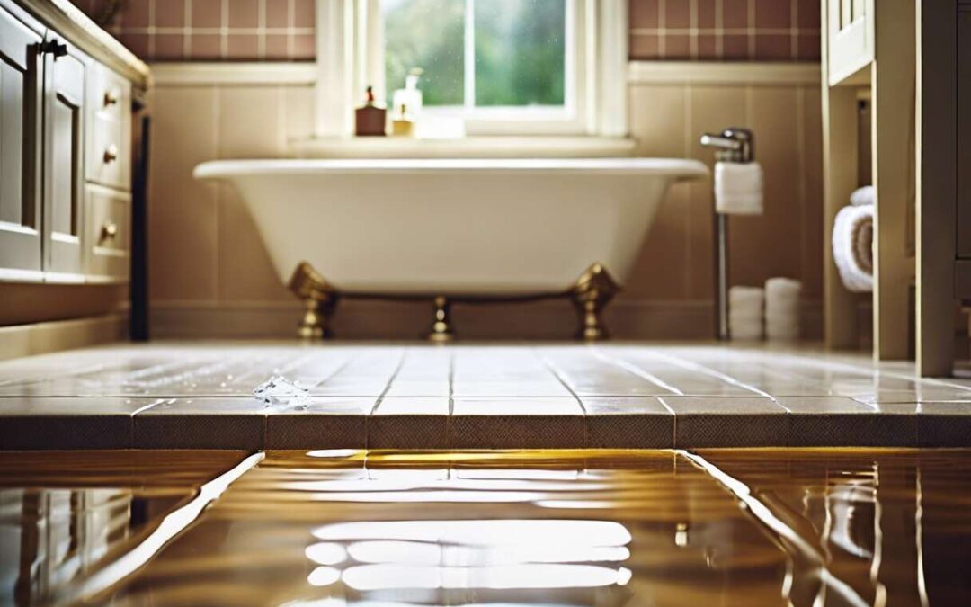 Fuite d'eau en salle de bain : gestes essentiels avant l'intervention du plombier