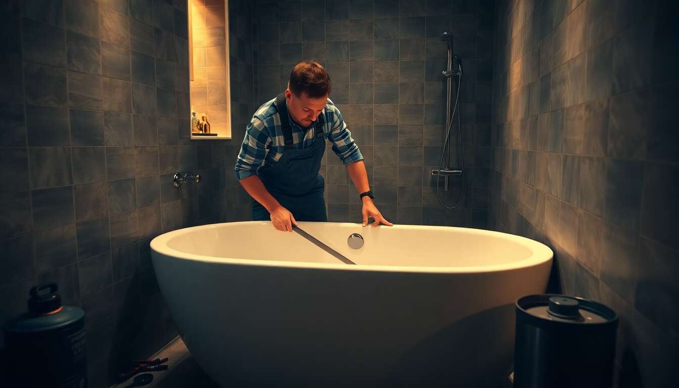 Préparer l'installation de votre nouvelle baignoire