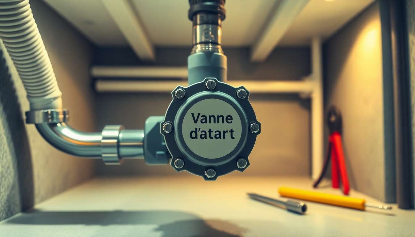 Localiser la vanne dโarrรชt principale Localiser la vanne dโarrรชt principale