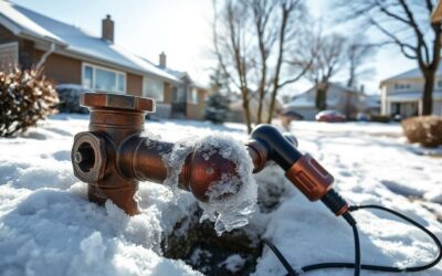 Tuyaux gelés : prévention et intervention rapide pour éviter les dégâts