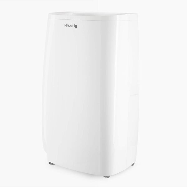 H.Koenig KOL6812 Climatiseur, 3500 W, Classe énergétique : A, 3 vitesses de ventilation, Minuterie programmable, Accessoires inclus, Capacité de refroidissement : 3500 W/ 12000 BTU [Classe énergétique A]