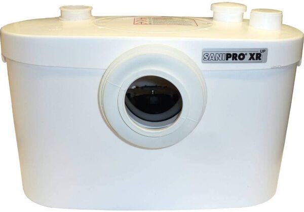 SFA - Sanibroyeur Silencieux (46 dB) Sanipro XR Up - Broyeur WC pour Salle de Bain Complète - Installation et Maintenance Facilitées - 43,2 x 23,9 x 31,9 cm - 400W - Made in France