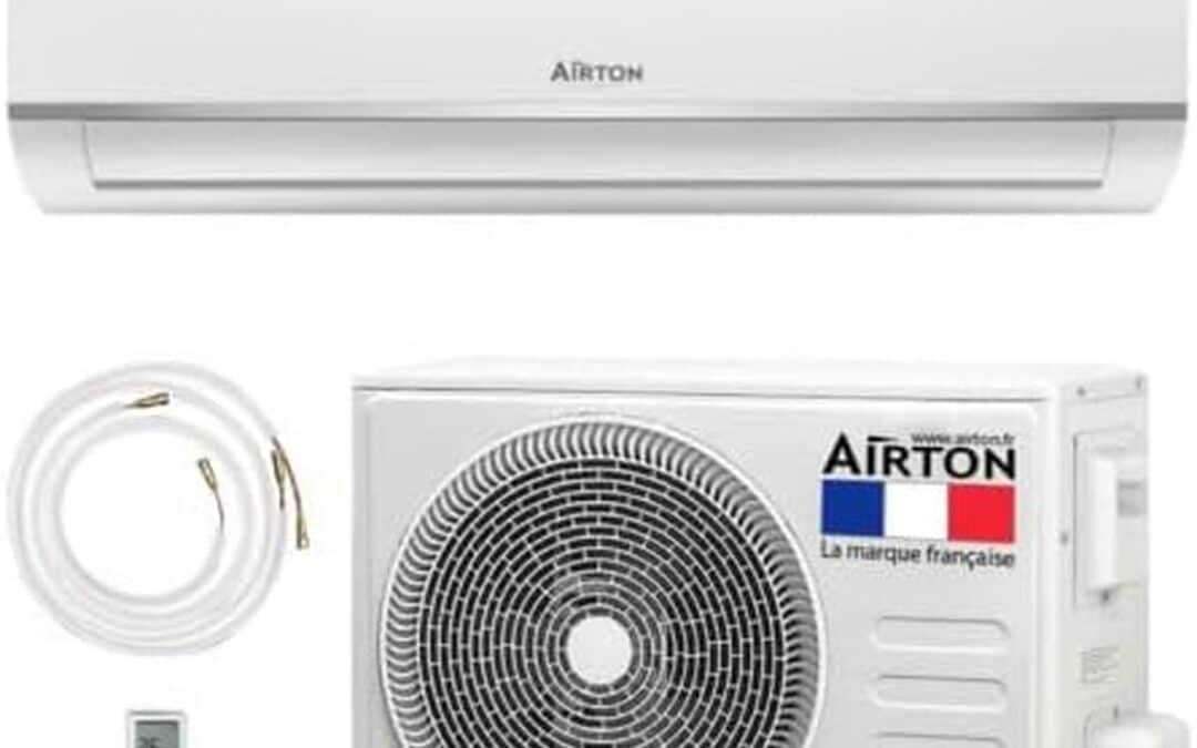 Test : airton pack pompe à chaleur réversible - 9000 BTU, gaz pré-chargé