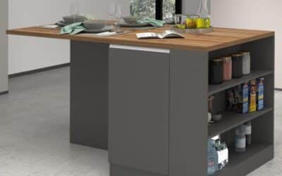 Test du VE.CA – îlot de cuisine Balance anthracite/Wotan