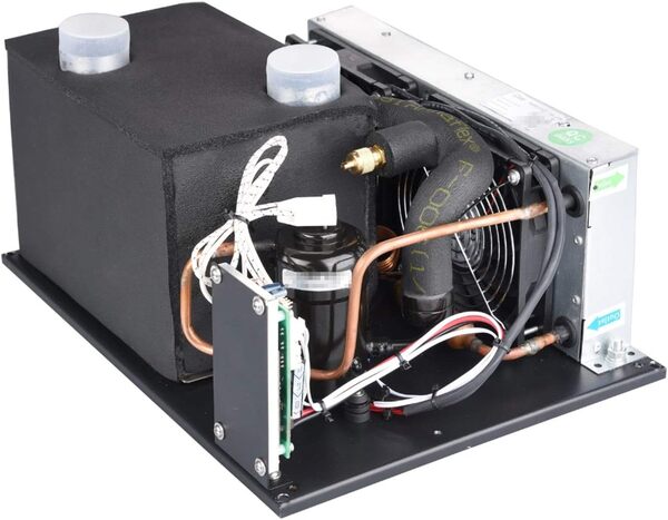 Climatiseur DC 12 volts Climatiseur micro de CC, rรฉfrigรฉrant de CC 12V 450W R134A, climatiseur puissant for la voiture, systรจme de refroidissement de climatiseur Pour distributeur d'eau de refroidisse