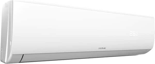 Cecotec Split Climatisation AirClima 12000 Smartfresh. 12000 BTU, Moteur CC, Pompe à chaleur, Télécommande, Affichage LED, Système Inverter, 5 Modes, 8 Vitesses, Couverture 22 m2