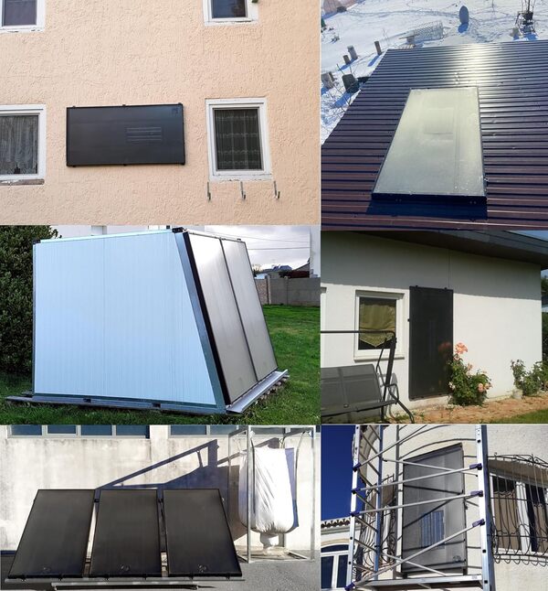 Nakoair Aérotherme Solaire chauffage Climatiseur Climatisation d'extraction Ventilateur thermique Panneau Déshumidificateur Pompe à Chaleur Ventilation (OS42LCD)
