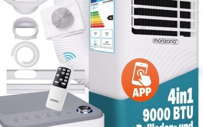 Test : monzana MZKA2600, climatiseur mobile 4 en 1 efficace avec 9000 BTU