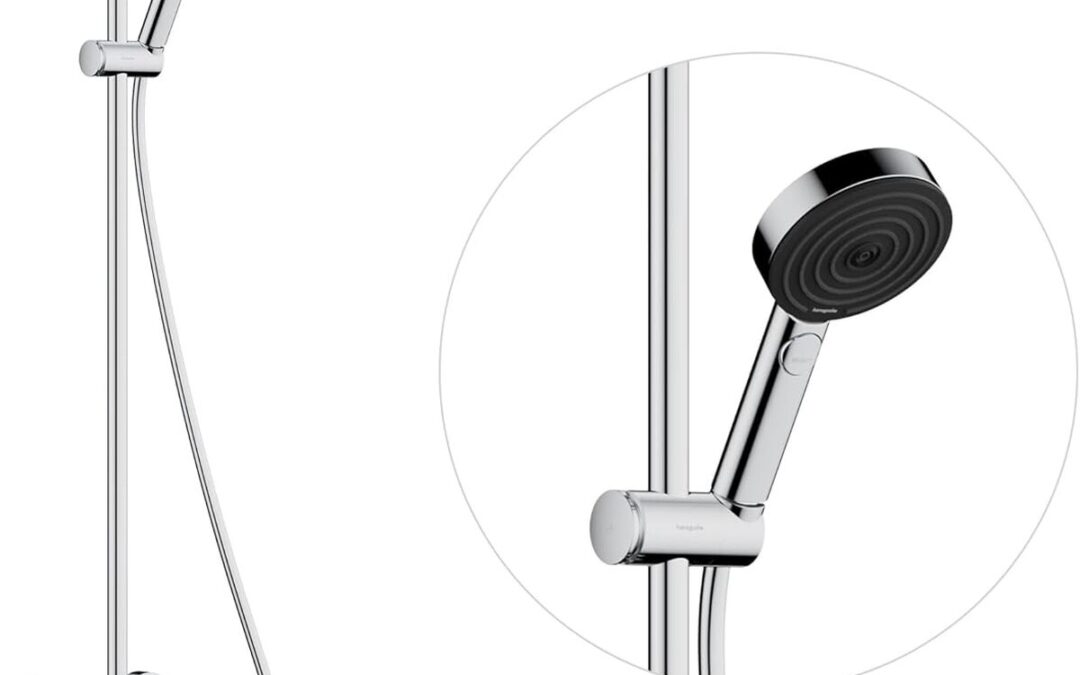 Test de la colonne de douche hansgrohe Pulsify S Puro : mitigeur thermostatique chromé