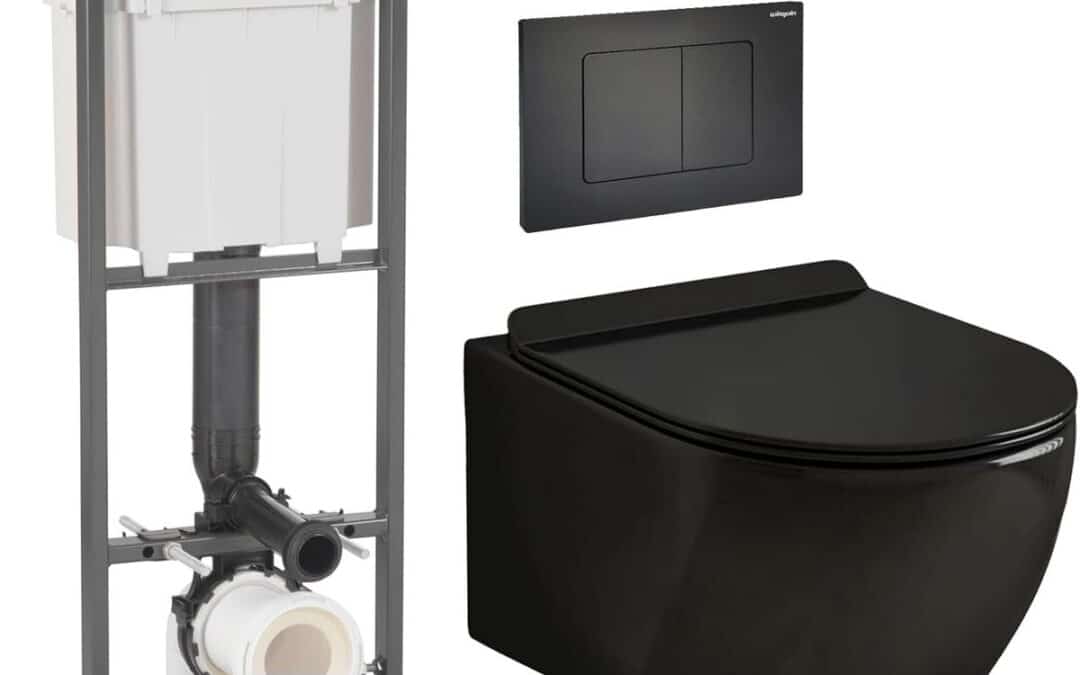 Test du coribi pack wc sans bride et cuvette suspendue design