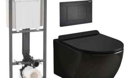 Test du coribi pack wc sans bride et cuvette suspendue design
