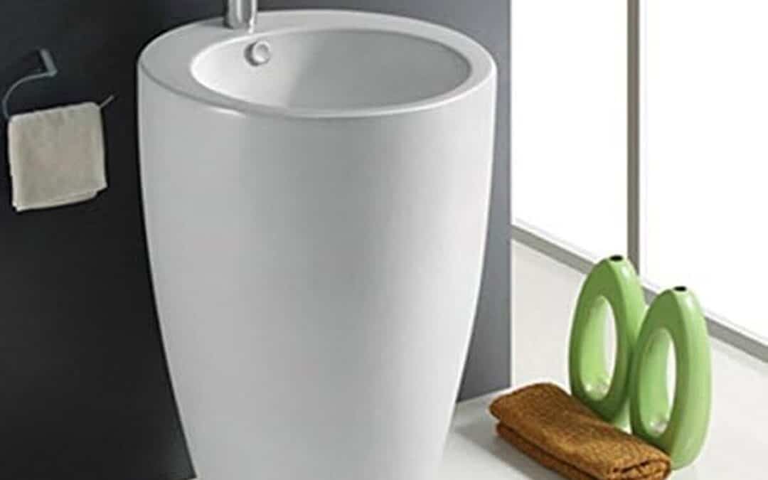 Test du lavabo totem design OVE de Rue du bain