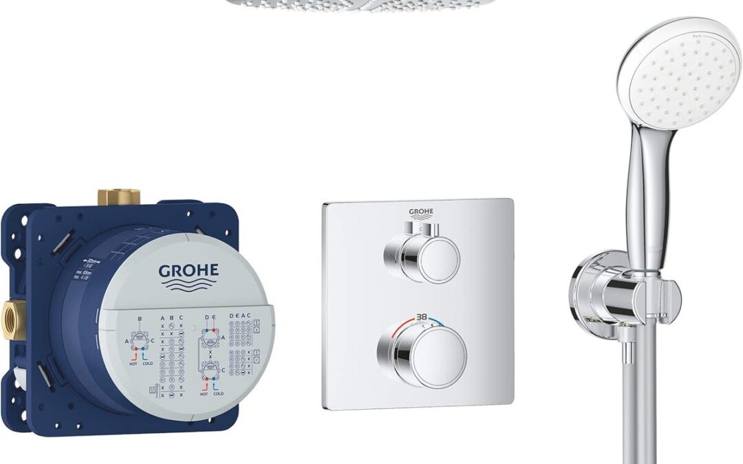 Test du set de douche encastré Grohe Tempesta 210 mm Grohtherm