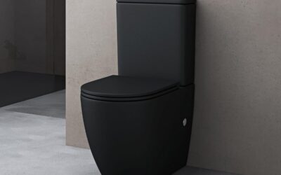 Test du WC céramique noir mat Doporro Stand179T