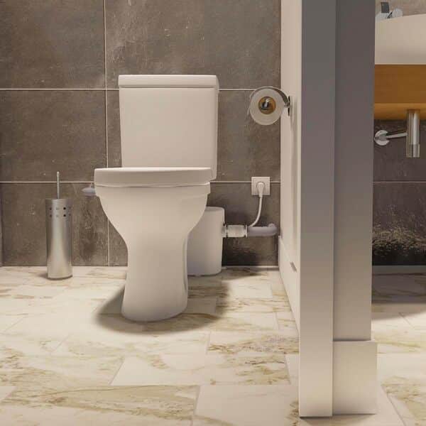 SFA - Saniaccess 2 - Broyeur WC Et Salle d'Eau - Evacuation Eaux Usรฉes - 2 Entrรฉes Pour WC Et Lave-main - Puissant Et Silencieux - Entretien Simple - 42 x 23 x 32,9 cm - 400W - Made in France