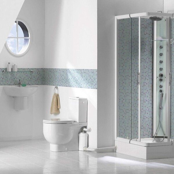 SFA Sanislim - broyeur conรงu spรฉcialement pour รฉvacuer les eaux d'un WC, d'une douche, d'un lavabo et d'un bidet