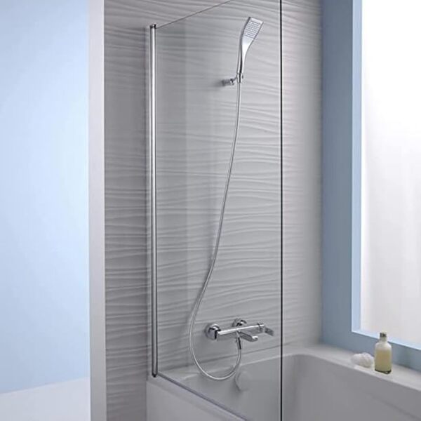 Baignoire Bain Douche Jacob Delafon Struktura Acrylique Blanc 170 x 70 cm Avec Pare Bain