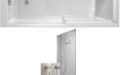 Test de la baignoire Jacob Delafon Struktura 170 x 70 cm avec pare-bain