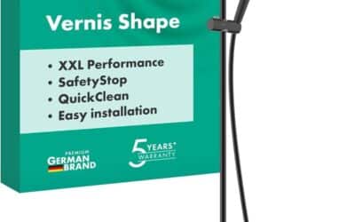 Test de la colonne de douche noir mat hansgrohe Vernis Shape 26286670