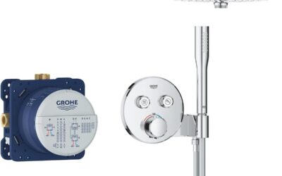 Test du Grohe Precision SmartControl : ensemble de douche encastré 2 sorties
