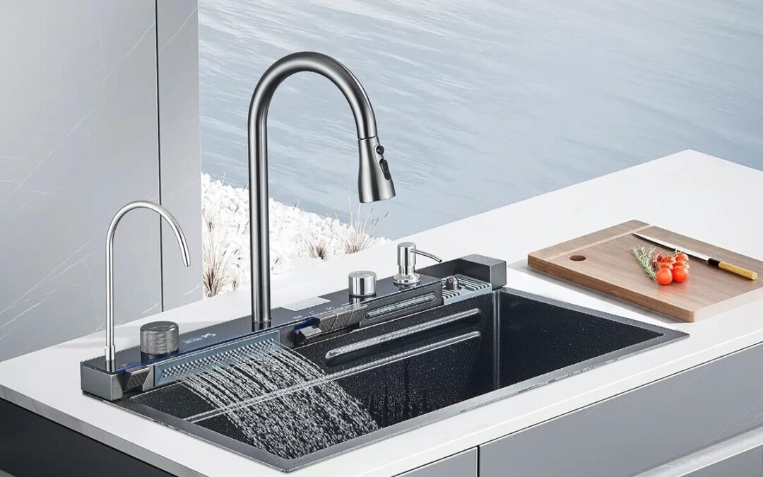 Test : évier cascade multifonctionnel JUNSOTTOR avec affichage numérique