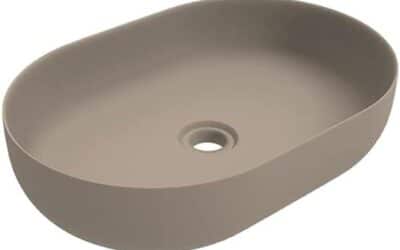 Test : lavabo ovale ERCOS couleur cappuccino mat