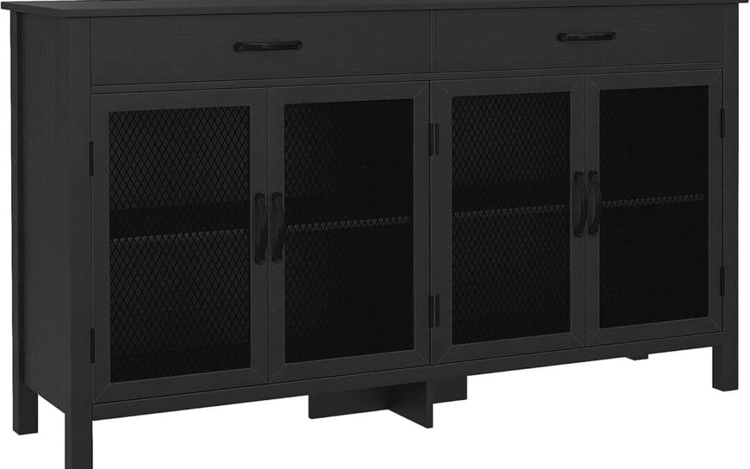 Test du buffet bas industriel HOMCOM : rangement optimal et style moderne