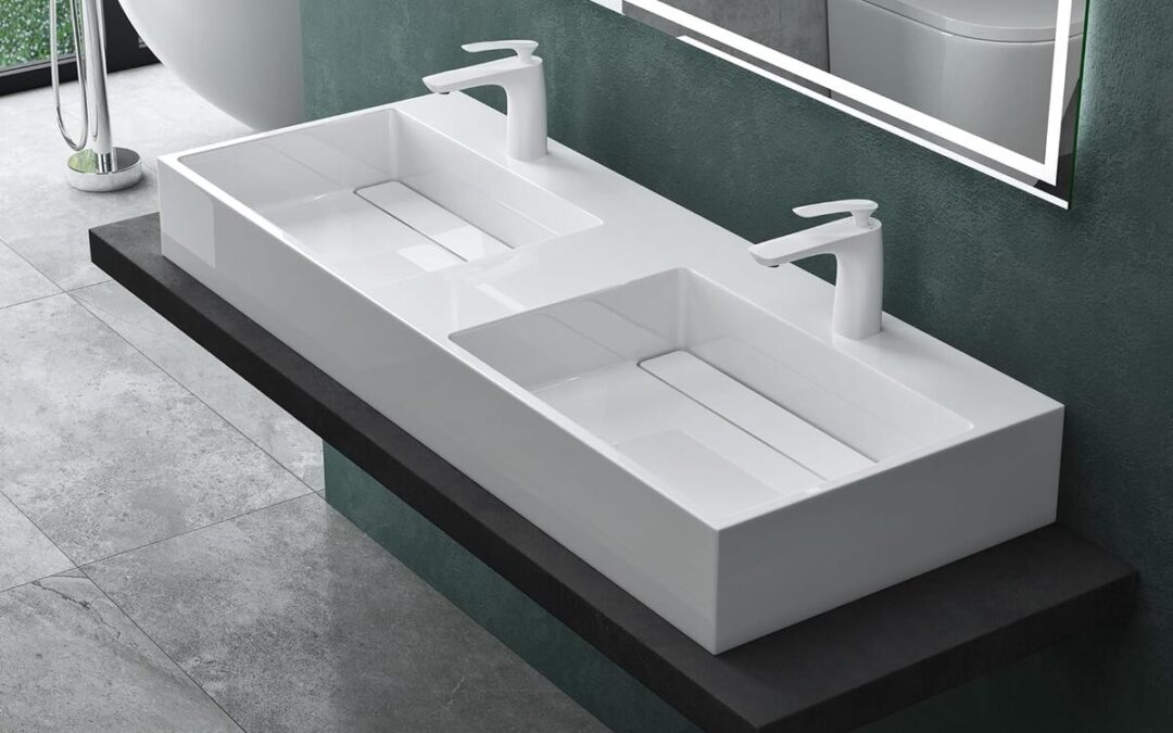 Test du double lavabo suspendu Mai & Mai Col12-1200-2 : élégance et fonctionnalité