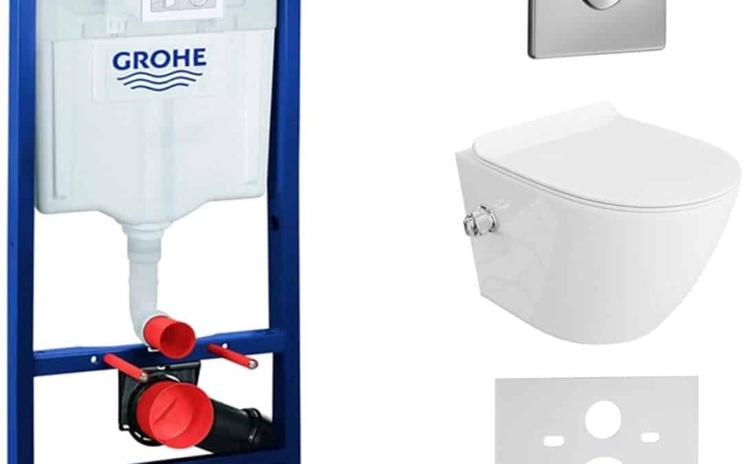 Test du WC suspendu mural Lavita Solido Start+ : kit complet Salto blanc