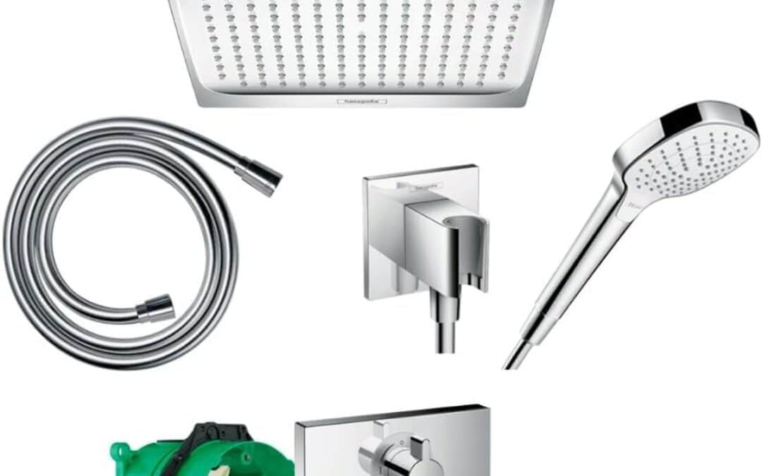 Test : hansgrohe Ecostat Square, le mitigeur thermostatique encastré chromé