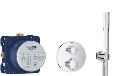 Test du Grohe Precision : ensemble de douche encastré performant