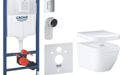 Test du pack complet WC suspendu Grohe Solido Compact 39891000 blanc