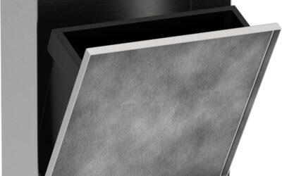 Test poubelle salle de bain encastrée hansgrohe XtraStoris Rock