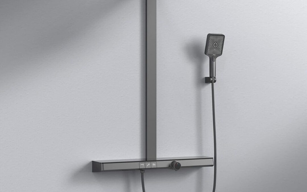Test : colonne de douche EMKE avec thermostatique 38°C et bec cascade