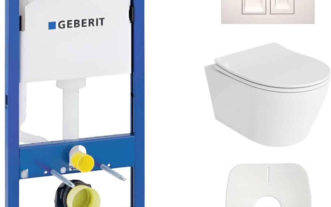 Test de l'ensemble WC encastré Lavita Duofix Praia Basic complet
