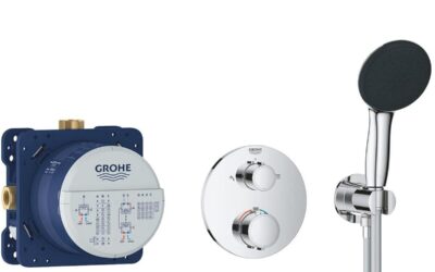 Test : ensemble de douche encastré 2 sorties Grohe Precision