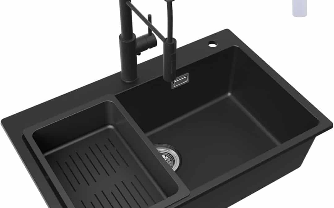 Test : évier Cecipa noir en granit avec robinet et douchette