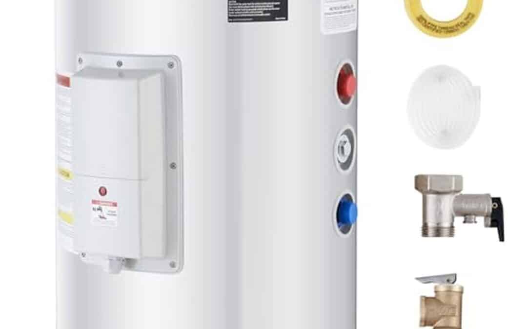 Test : vevor chauffe-eau électrique 1, 6 kW, réservoir 40 L avec affichage LED