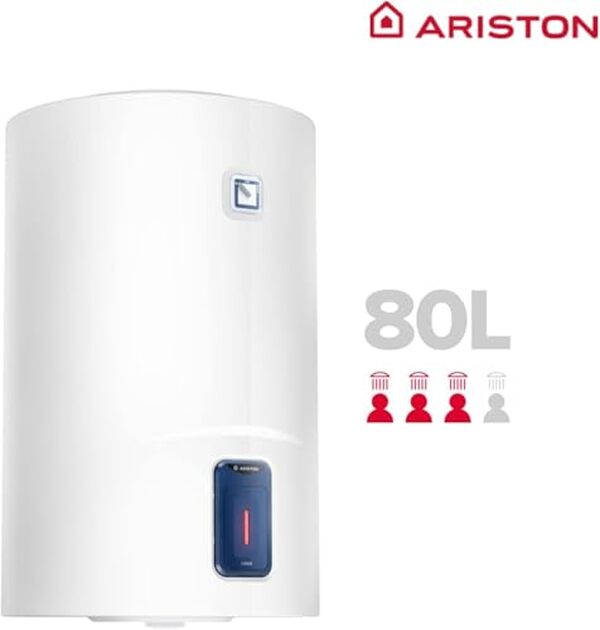 Découvrez le chauffe-eau Ariston Lydos R de 80 l, alliant la robustesse du titane à une régulation externe innovante pour un confort optimal au quotidien.