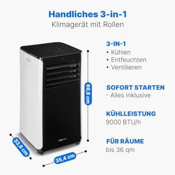 Dรฉcouvrez notre avis complet sur le climatiseur mobile Clatronic CL 3716 : un alliรฉ puissant et connectรฉ pour un confort optimal chez vous. Explorez ses caractรฉristiques, avantages et inconvรฉnients pour un choix รฉclairรฉ.