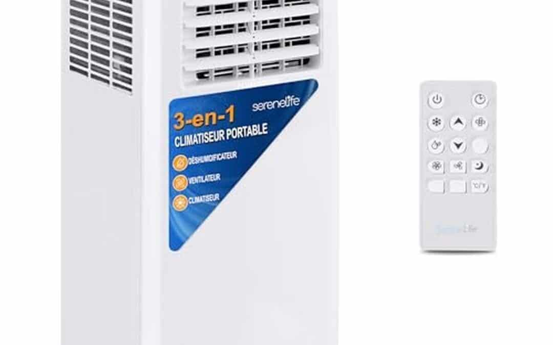 Test du climatiseur mobile SereneLife 9K BTU : performance et connectivité Wi-Fi