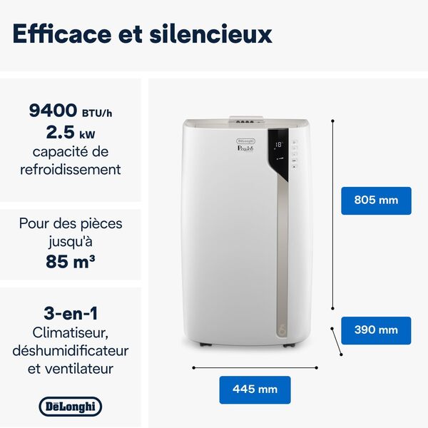 Découvrez notre test détaillé de la Delonghi PAC EL92 HP : performances, consommation énergétique et avis sur cette clim réversible performante et silencieuse. 