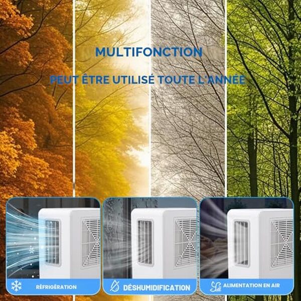Découvrez notre test détaillé du climatiseur mobile 3-en-1 ultra-silencieux 500W : performances, avantages et inconvénients pour bien choisir votre appareil.