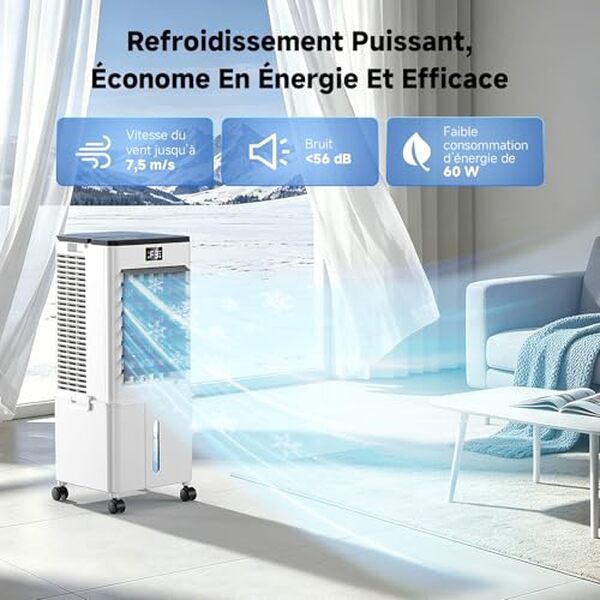 Découvrez notre test détaillé du climatiseur mobile 10L amélioré : efficacité énergétique, performance de refroidissement et praticité pour vos espaces. 