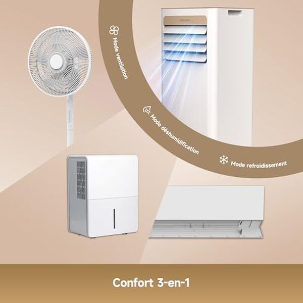 Découvrez notre test du climatiseur portable Dreame P-Wind10 9000 BTU. Efficacité 3-en-1, performances et consommation : tous les détails pour bien choisir.